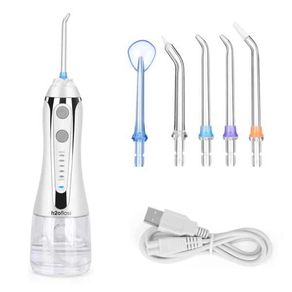 2500Mah Battery Operated Dental Spa Oral Irrigator Rechargeable For Oral Clean