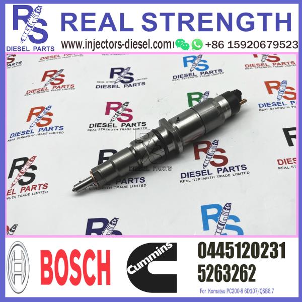 Excavator BOSCH Diesel Injector 0445120231 0 445 120 231 5263262 0445 120 231