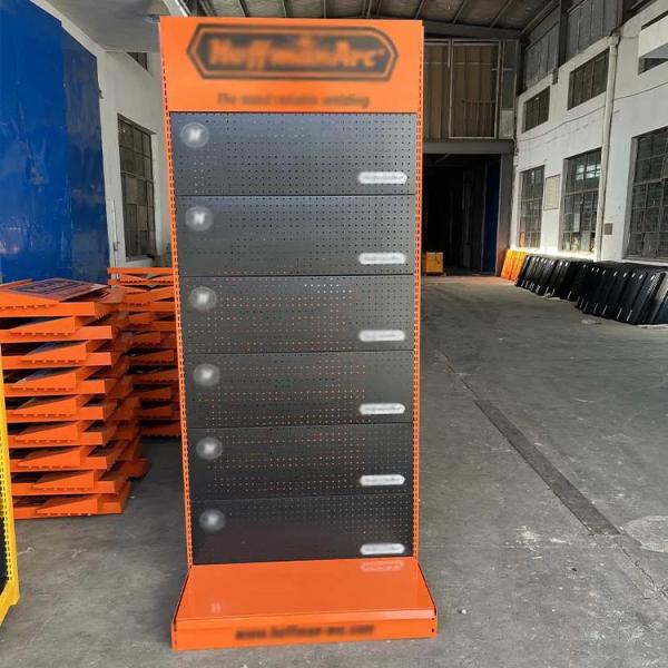 Best Selling Factory customized color size metal heavy duty shelves steel single side rack for grocery store shelves
