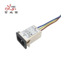 10A 220V Filtro de linha de alimentação IEC Inlet EMI Filtro com tomada para eletrodomésticos