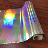 Film de stratification thermique en PET métallisé holographique pour l'impression d'emballages commerciaux