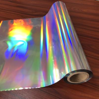 Holographic Metallized PET Thermal Lamination Film for Commercial Packaging Printing