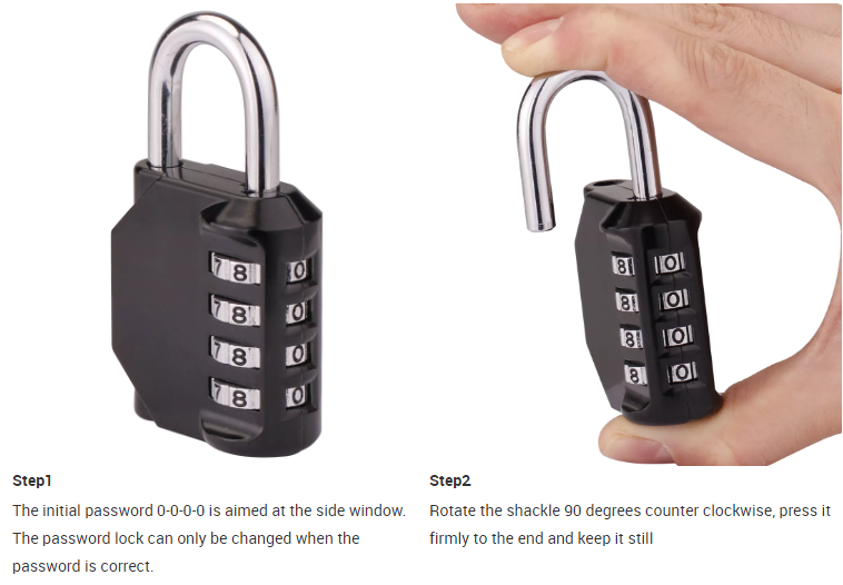 ZR Locks Manufacturer RARLUX HB22 4-Digit Code Zinc Alloy Industrial Safety Lockout Keyless Antitheft Password Combination