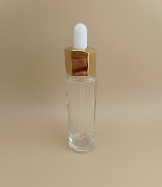 Nice Design Polygon Clear Dropper Bottle for Essence