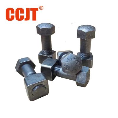 Fabrique fabriquée 40 Cr 12.9 5Q-3253 18mm chaînes de chaussures boulons excavateur 325 Excavateur boulons de piste