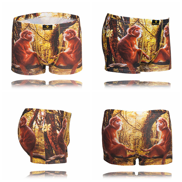 high quality men boxers shorts 4 colors underwear men 100% cotton sexy boxers comfortble c