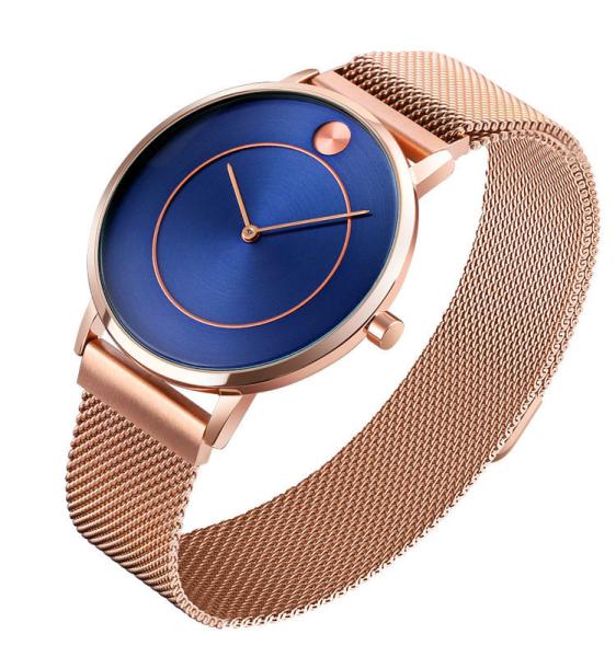 Gold watch stainless steel skmei quartz japan movement gold mens watch 9197 trend design quartz watch