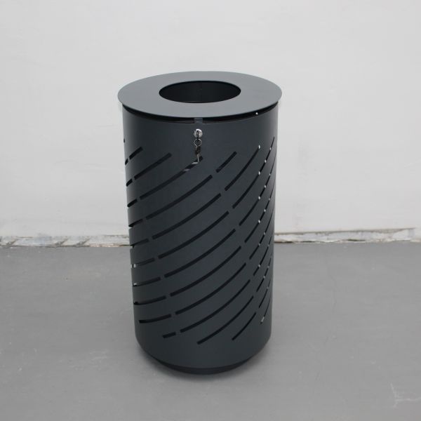 Лазерная резка наружной нержавеющей стали пепельницы с 73L оцинкованной стальной подкладкой