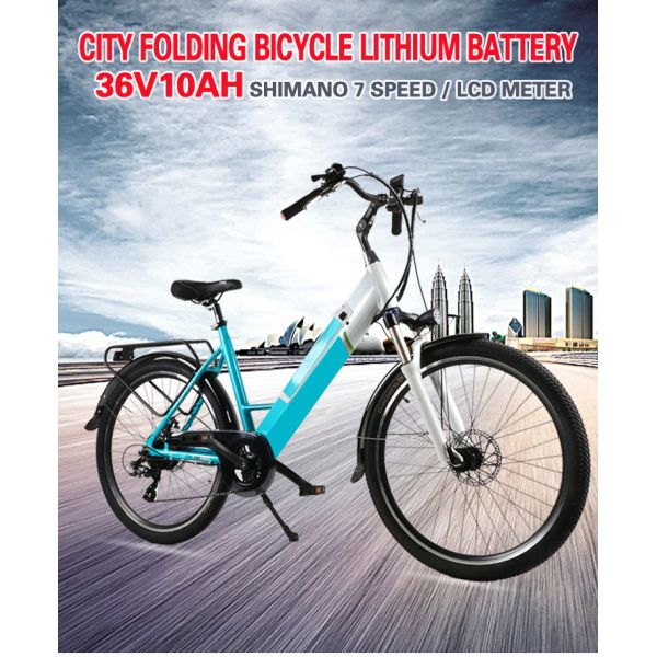 35KMH Lightweight Electric Bike For Ladies Multipattern Vibrationproof