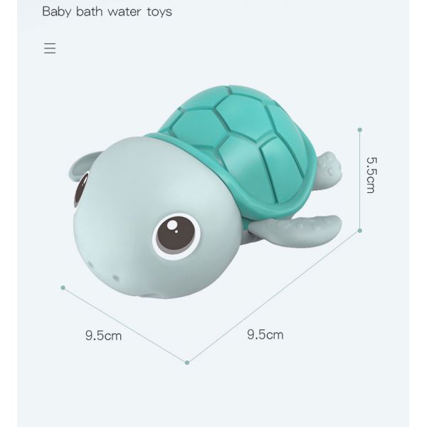 Water Bath Toy for Toddlers 1-3 Years Old Cute Animal Clockwork Bathtub Swimming Pool