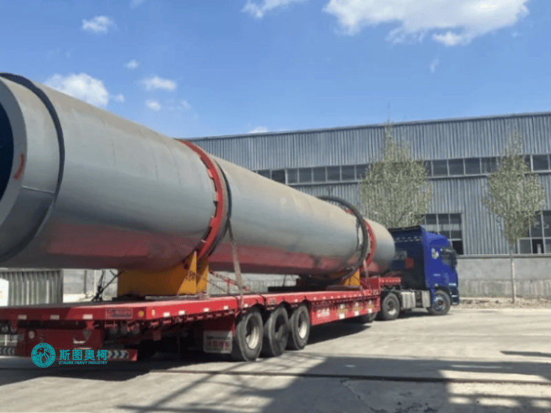 Stainless Steel Rotary Dryer With Steam Heating