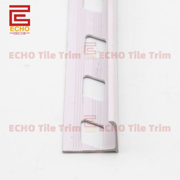 PVC L Angle Straight Edge Tile Trim Corner Beading For Wall Tiles