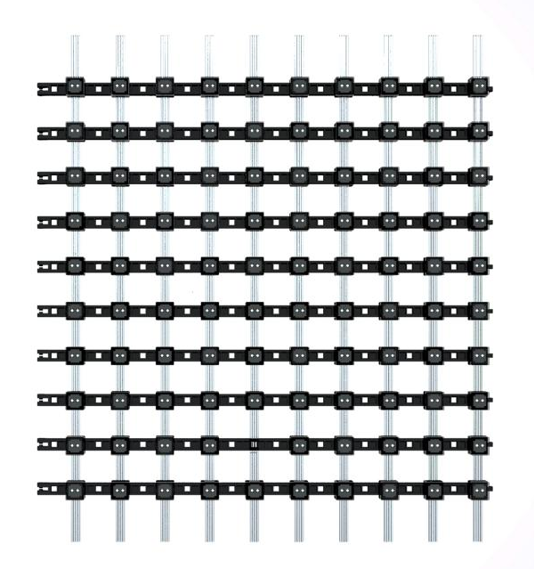 Полноцветный RGBW светодиодный сетевой экран Легкая установка для коммерческих зданий