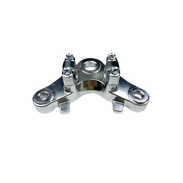 CG125 Motorcycle Body Parts Up And Down Samsung Steering Column Upper Plate Kit