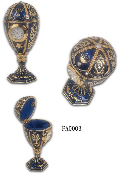 Faberge Egg Decorative Box Pewter Faberge Egg Decorative Box