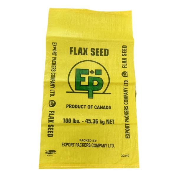 25kg 50kg PP Woven Maize Bags The Bottom Wave Cut Woven Sack For Sale