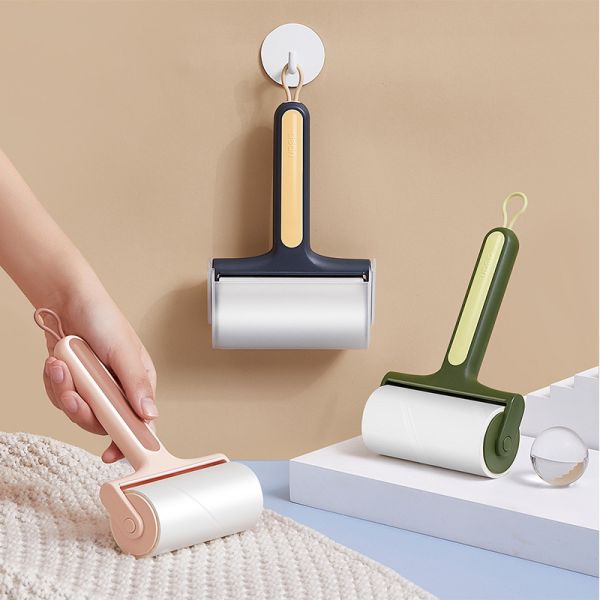 Lint Rollers Washable Pet Hair Extra Sticky Reusable Sticky Brush Dogs Cats Laundry Extra Sticky Lint Rollers for Clothes