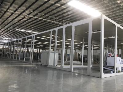 High Efficiency H13-H14 Filter Grade Softwall Clean Room For Industrial ≤60dB Noise