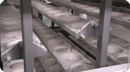 Round Proofing Cup Outsize Diam168mm Felt Dough Pocket Food Contact