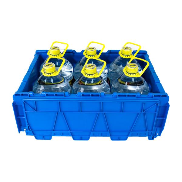 Solid Box Style PP Plastic Crate for Cold Chain Logistics and Clothes Transportation