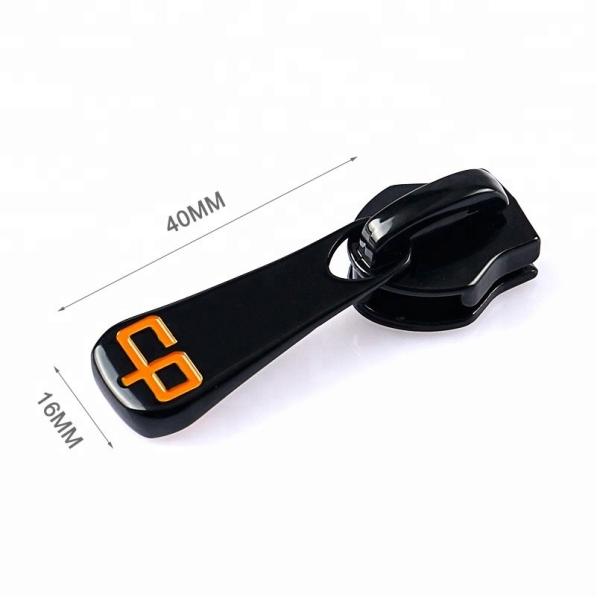 ISO / ROHS / SGS Certified Custom Metal Zipper Puller With Slider for Garment and Bag