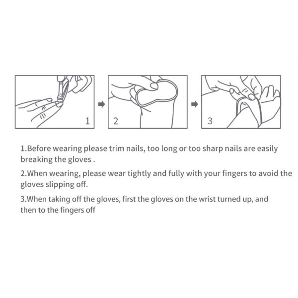 Коробка 100 ПК противобактериологической цинковой пыли защитных перчаток нитрила устранимой свободная