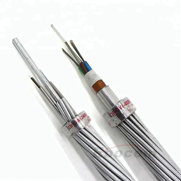 OPGW 72B1-150 Optical Ground Wire Cable 72 96 144 Core for 110KV 220KV Transmission Lines
