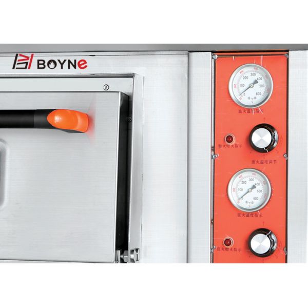промышленная двойная печь пиццы палубы 220В, оборудование печи пиццы ресторана автоматическое