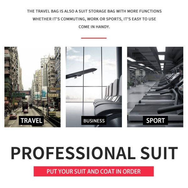 Оптовая мультифункциональная водонепроницаемая мужская деловая путешественная сумка на заказ логотип складной костюм покрытие одежда
