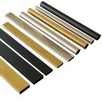 Vacarme 304 tube de 316 de Pvd de la couleur 8k 18k de miroir d'acier inoxydable de salle de bains de serviette de support de tuyau de douche montages de clôtures