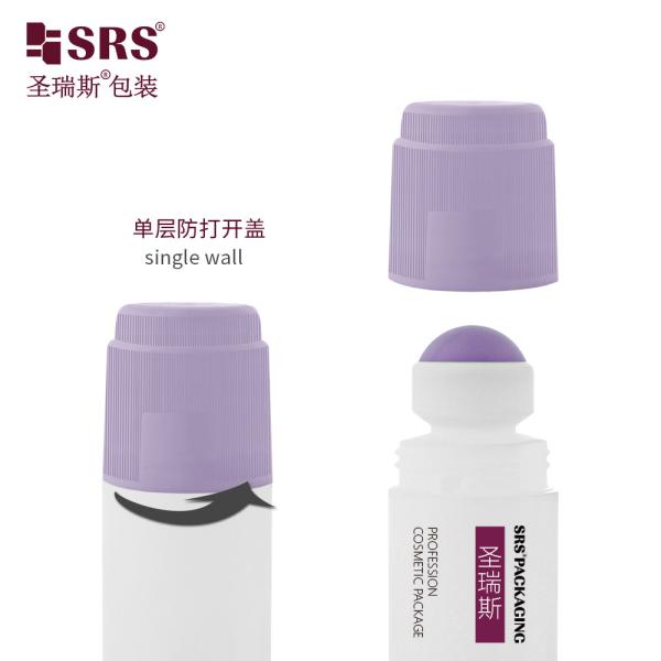 RPPDF-90ML 新型 カスタム カラー プラスチック ロールボール デオドラント 透析防止 ヘア エッセンス ジェル ボトル 漏れなし