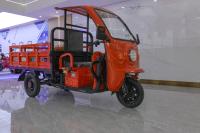Motorized Passenger Three Wheeler Delivery Van Open Body High Fence