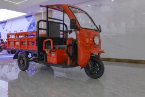 Motorized Passenger Three Wheeler Delivery Van Open Body High Fence