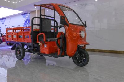 Motorized Passenger Three Wheeler Delivery Van Open Body High Fence