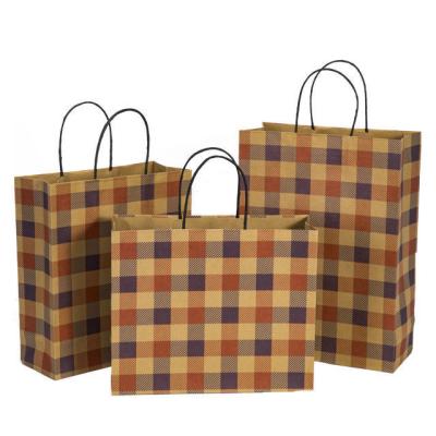 Embalagens de alimentos em preto e branco em bolsas de papel para compras de presentes 16x6x12 polegadas