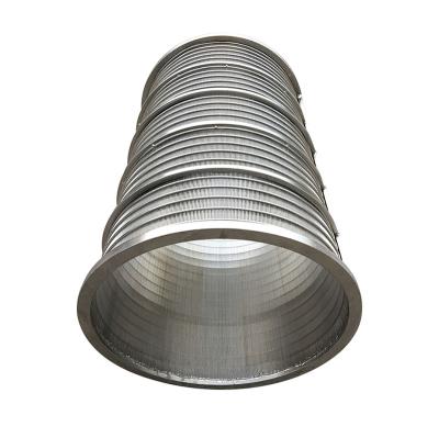 SS304L Wedge Wire Continuous Slot Water Well Screens For Water Well Drilling
