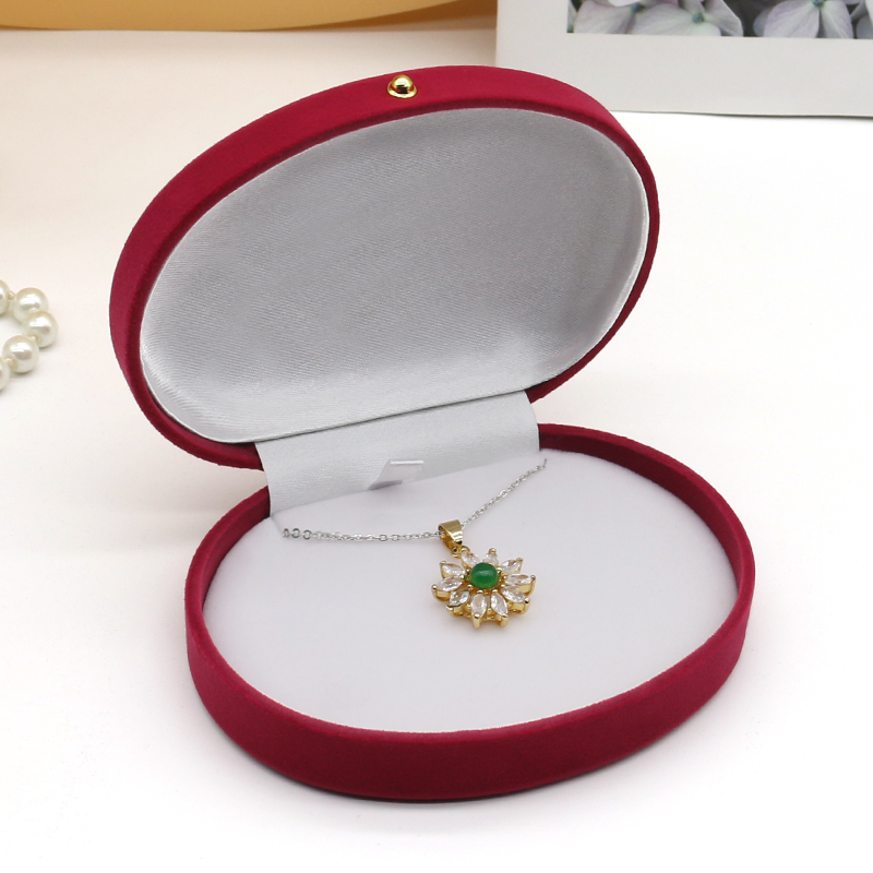 Modern Luxury Velvet Jewelry Box Set Exclusive Red Packaging For Rings Earrings Necklaces
