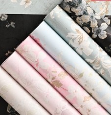 Hot gold jade flower edge art waterproof floral arrangement flower packaging paper