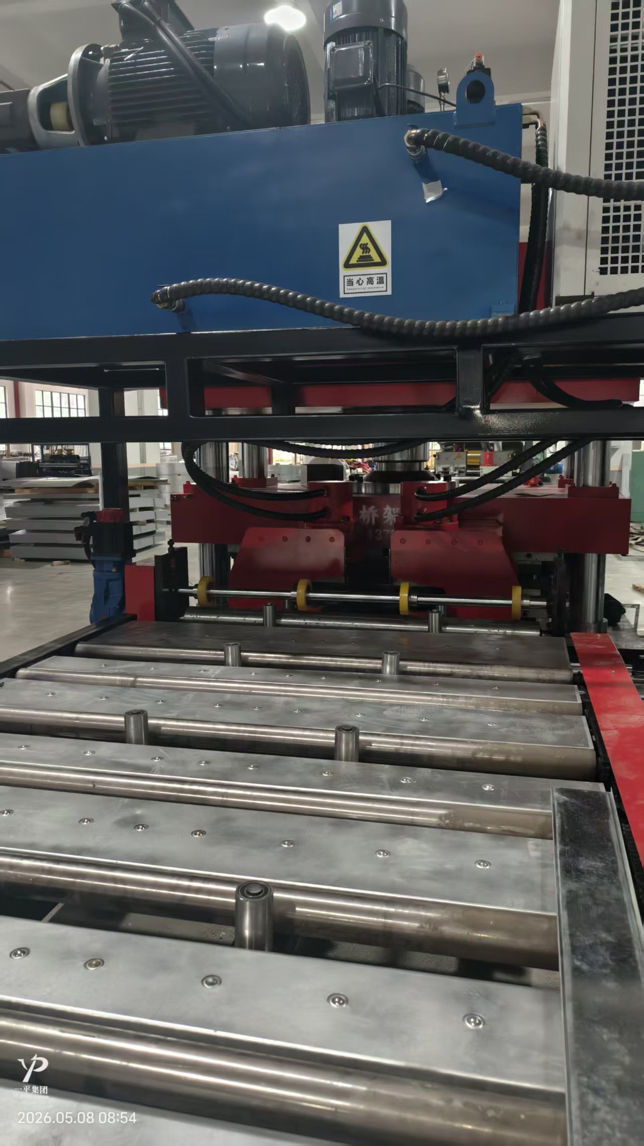 Stable Running Automatic Cable Tray Roll Forming Line with Adjustable Inlet Sheet Width 200mm-600mm and Hydraulic Fixed-length Shearing System