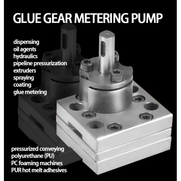 Low Pulse Gear Metering Pump for Stable Adhesive Application & Spraying