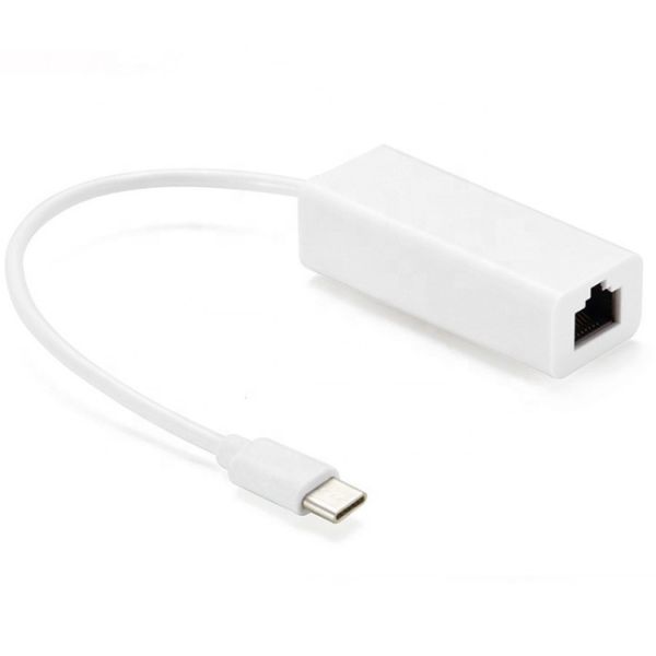 Plug and Play 100Mbps Gigabit USB Type C to RJ45 Ethernet Lan Network Adapter for Laptop Computer