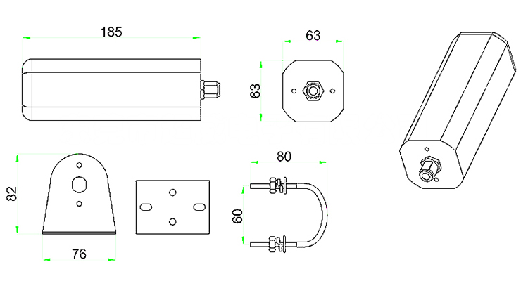 2.4GHz High Gain 3G 4G 5G Antenna Wireless Ultra Wideband Antennas