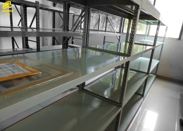 Home / Office Steel Racks , 150KG/ Layer Heavy Duty Industrial Shelving Gray White