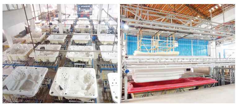 Водопад 6 Филиппин человека джакузи 2 ванны SPA водоворота ноги 1900mm