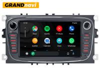 Estéreo de Android do carro 2+32GB navegação Ford Focus Mondeo de BT GPS do jogador do carro de Android de 7 polegadas