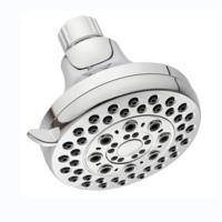 Tête de douche multifonctionnelle chrome finie pour économiser de l'eau à haute pression dans la salle de bain
