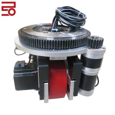 Brushless DC Motor Shock Absorbing Drive Wheel 180mm Mobile Robot Wheels