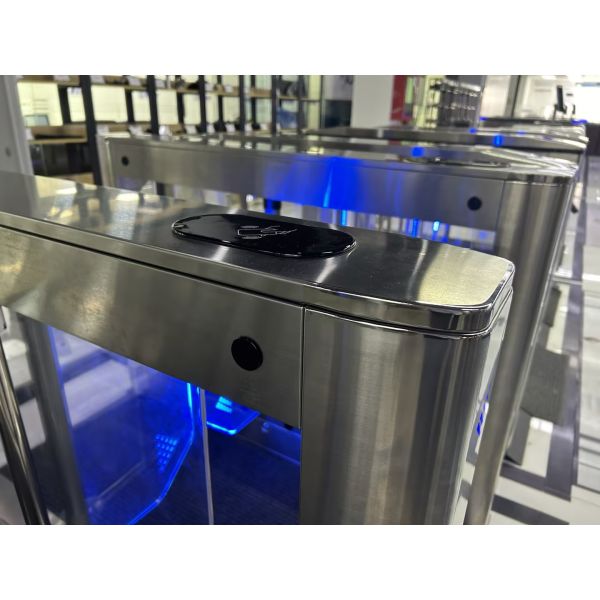 Integrated Design Swing Turnstiles Gate Stainless Steel Office Security Gates