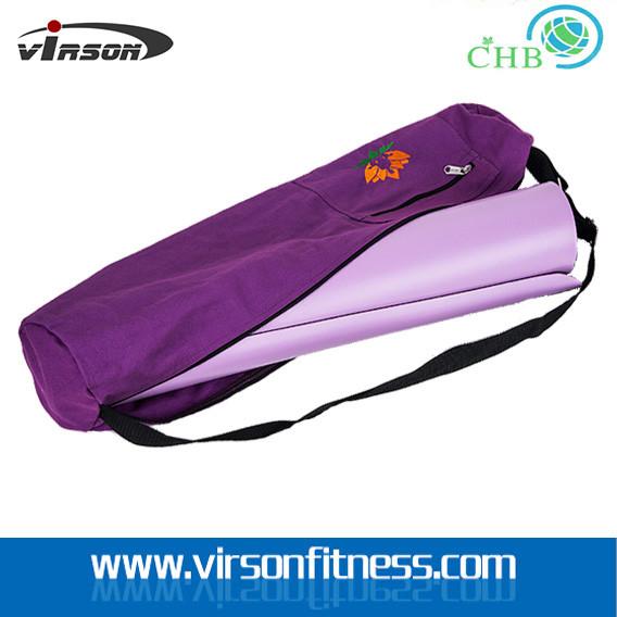 Ningbo Virson  Yoga mat Bag / Organic Yoga Bag canvas yoga mat bag with zipper& pockets