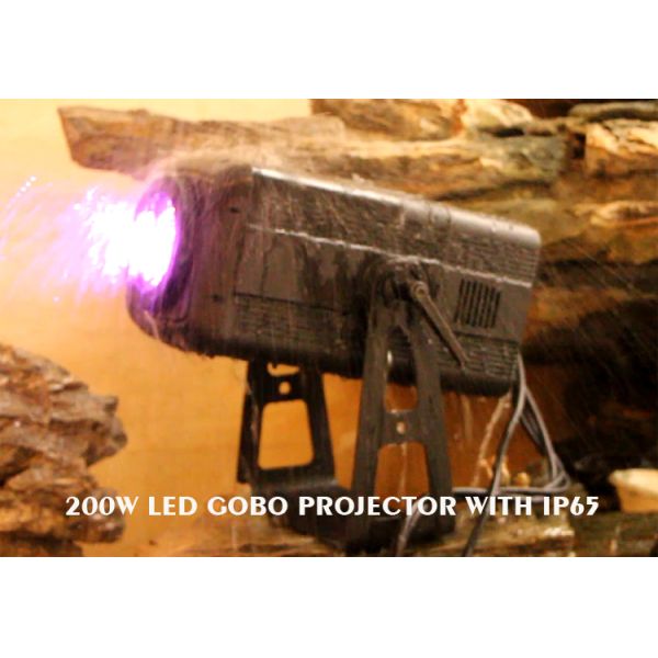 Nebula 200W LED Zoom Light Multiple Custom Gobo Christmas Pattern Logo Gobo Projector